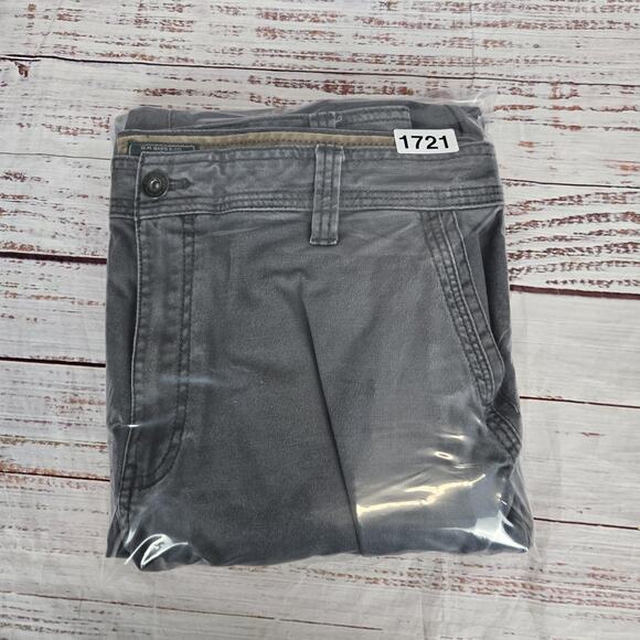 GH Bass & Co Pants Mens 36 Gray Casual Straight Fit Workwear Stretch Utility - Picture 9 of 9